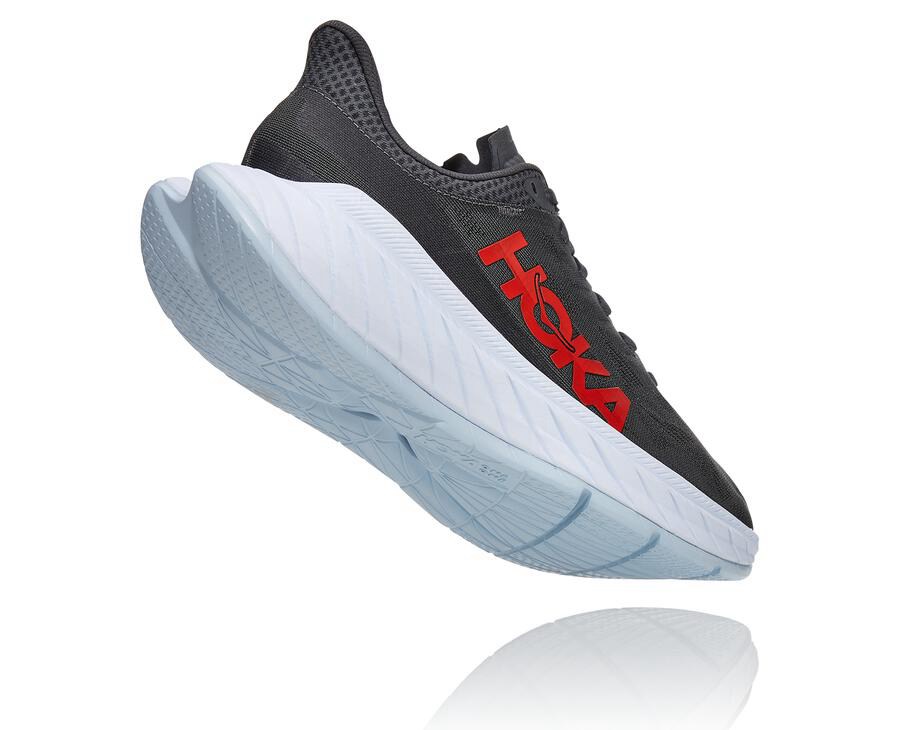 Hoka One One Koşu Ayakkabısı Erkek Siyah/Beyaz - Carbon X 2 - WK6497205